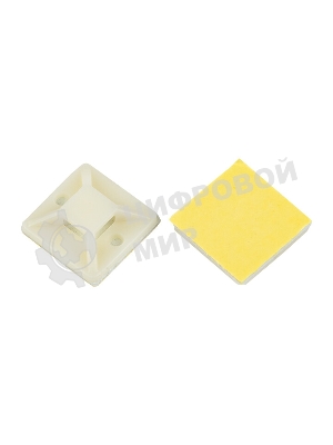 Площадка EKF plc-20x20 самоклеящаяся (20х20 мм.) белая (100 шт.) EKF PROxima