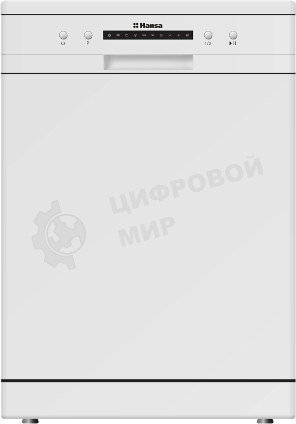Посудомоечная машина Hansa ZWM616WH, белый, 59.8 см, 12 компл., 49 дБ, класс A++