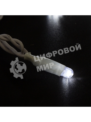 Гирлянда Neon-night Нить 10м, постоянное свечение, белый ПВХ, 24В, белый