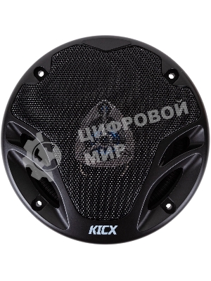 Колонки автомобильные Kicx GX-165 140Вт 92дБ 4Ом 16.5см (6 1/2дюйм) (ком.:2кол.) коаксиальные трехполосные