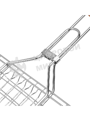 Решетка-гриль Camping Palisad 300х400 мм, хромир.