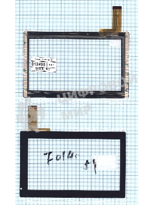 Сенсорное стекло (тачскрин) LT-14, черное