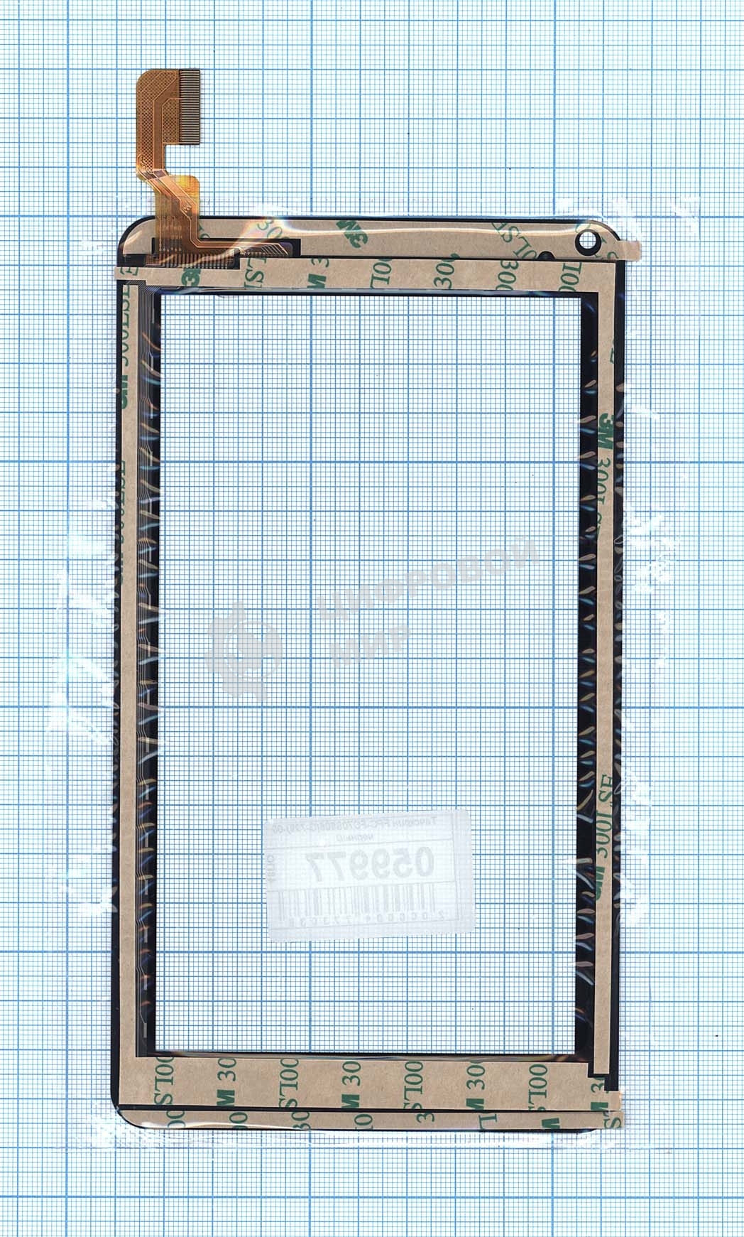 Сенсорное стекло (тачскрин) FPC-FC70S606(G-739)-00, черное