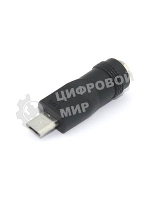 Переходник 5,5x2,1 мама на Micro USB папа 5 Pin