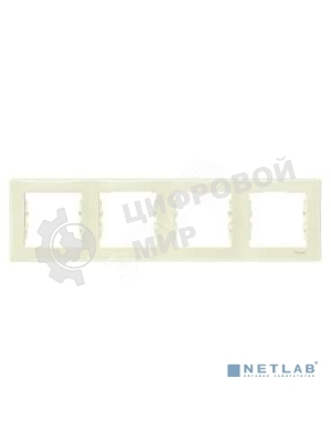 Рамка 4-м Sedna горизонт. беж. SchE SDN5800747