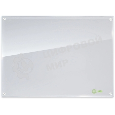 Доска стеклянная Cactus CS-GbD-65X100-WT-TM Сквозное крепление стеклянная белый 65x100 см стекло крепления
