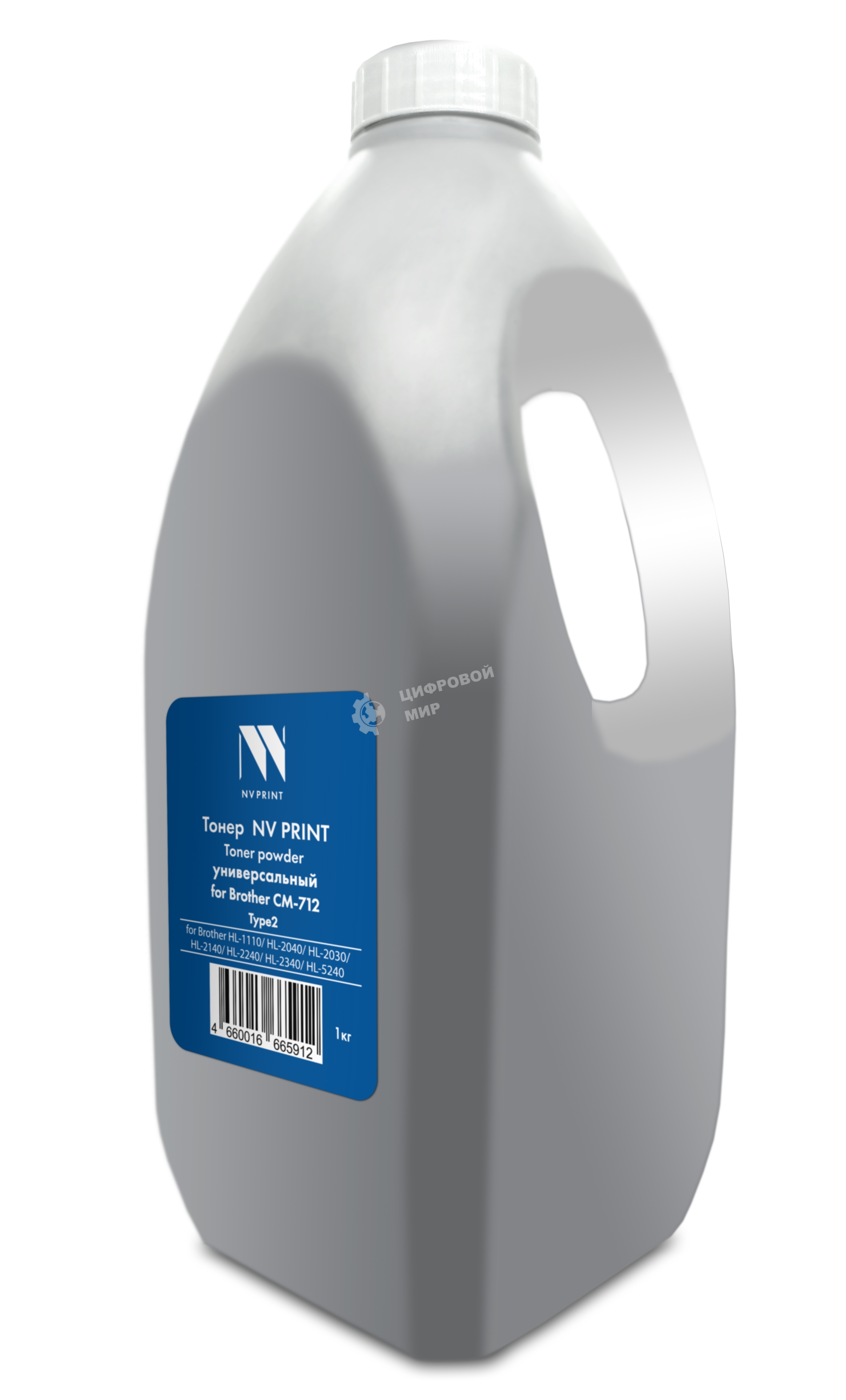 Тонер NVPrint для Brother универсальный, CM-712, Type2 (1кг, Comet), OEM&Compatible, для HL-1110/HL-2040/HL-2030/HL-2140/HL-2240/HL-2340/HL-5240 совместимый