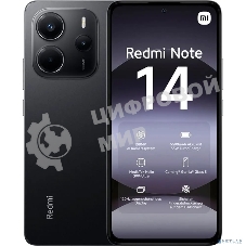 Смартфон Xiaomi Redmi Note 14, 6/128Gb, черный