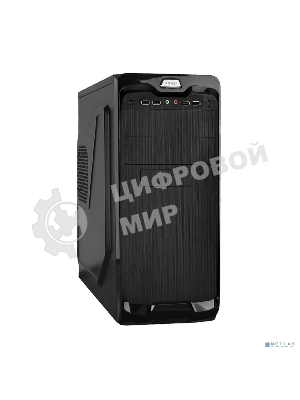 Компьютерный корпус Miditower ExeGate UN-604-UNS450 (ATX, БП UNS450 с вент. 12см, 2хUSB+2хUSB 3.0, аудио, черный)