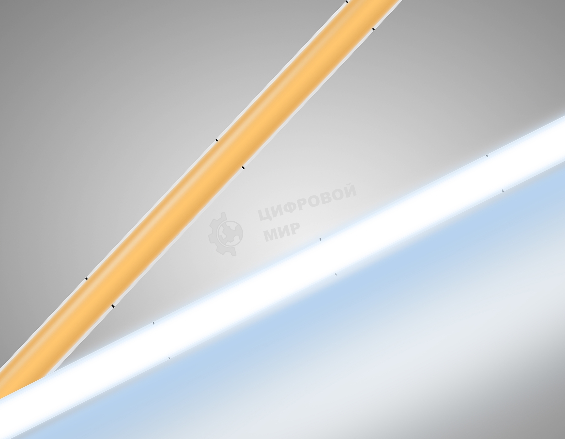 Светодиодная лента Ambrella light GS4603 COB 384Led/ 7W m/ 24V IP20 6500K/ 5m*3mm*2mm (2 конт.)