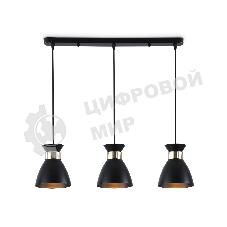 Светильник Ambrella light TR8469/3 BK/FGD черный/золото E27/3 max 60W 550*135*1000