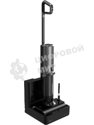 Пылесос вертикальный моющий Deerma DEM-VX900W серый, питание от аккумулятора, 160 Вт, уборка сухая/влажная, пылесборник 0.85 л, работа от АКБ max 40 мин.