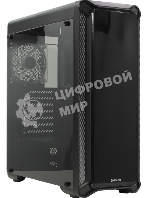 Компьютерный корпус Zalman i3 edge черный без БП ATX 3x120мм 2xUSB 2.0 1xUSB 3.0 audio bott PSU