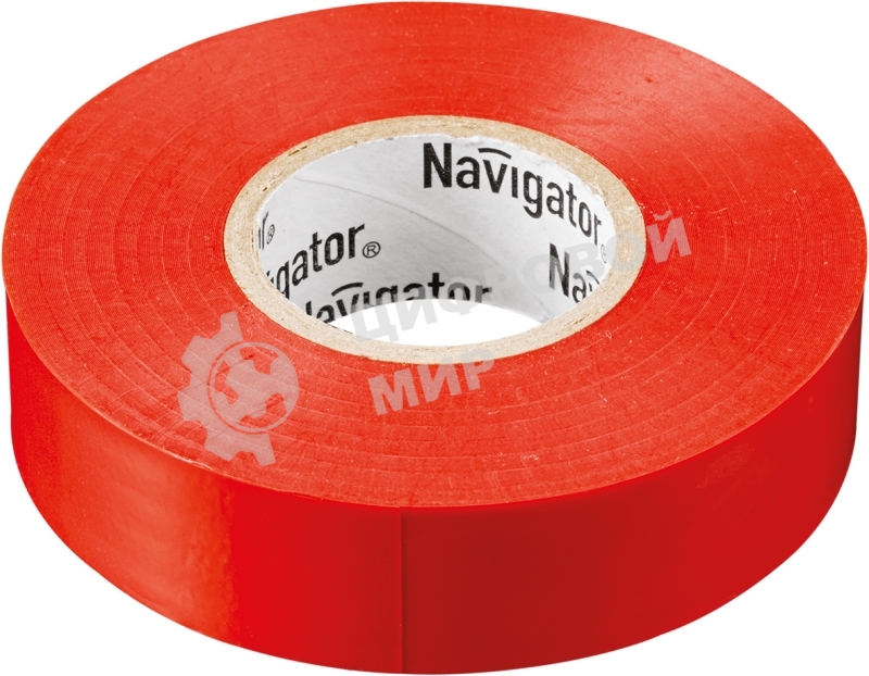 Изолента ПВХ Navigator 19мм (рул.20м) красн. NIT-A19-20/R
