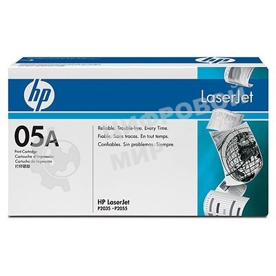 Картридж лазерный HP CE505A черный LJ P2055/P2035 (2300 стр.)