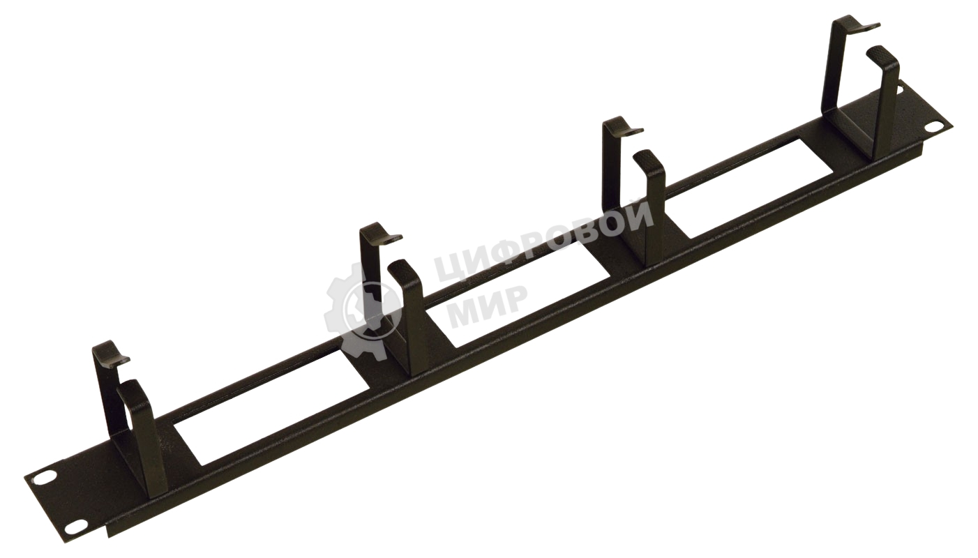 Горизонт. кабельный органайзер с окнами 19