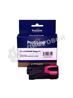 Картридж струйный ProfiLine PL-LC39/985M для принтеров Brother DCP-J125/DCP-J315W/DCP-J515W/MFC-J220/MFC-J265W/MFC-J410/MFC-J415W с чернилами Magenta