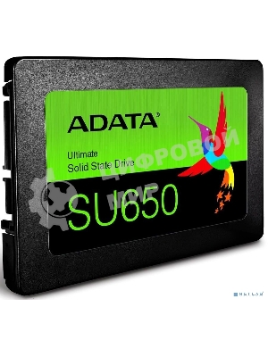 Накопитель SSD ADATA SU650, 256Gb, SATA III, 2.5