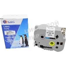 Картридж ленточный G&G GG-TZE261 черный на белом 36x8 для Brother PT- P900W, P950W, 9700PC