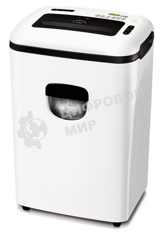 Шредер Office Kit S250 4x35 (секр.P-4)/фрагменты/25лист./38лтр./скрепки/скобы/пл.карты/CD
