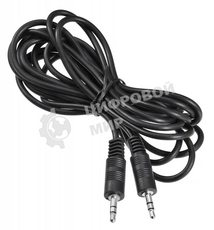 Кабель соединительный аудио Buro Jack 3.5 (m)/Jack 3.5 (m) 3м. черный