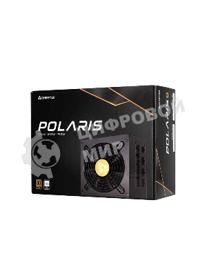 Блок питания Chieftec Polaris PPS-750FC, 750Вт, 80 PLUS Gold, 120мм, модульный, черный