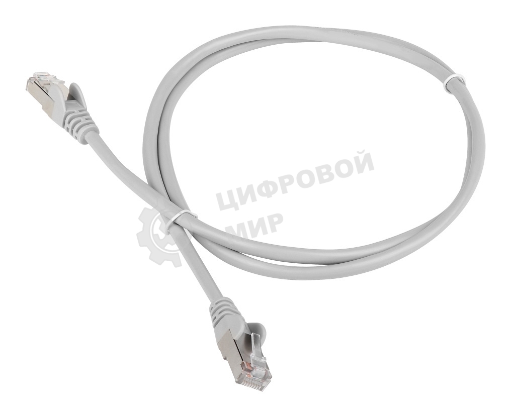 Патч-корд LANMASTER LSZH FTP cat.6, 5.0 м, серый