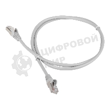Патч-корд LANMASTER LSZH FTP cat.6, 5.0 м, серый
