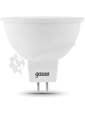 Лампа cветодиодная Gauss MR16 9W 830lm 4100K GU5.3 LED