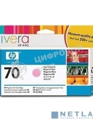 Картридж струйный HP №70 C9455A светло-пурпурный для HP DJ Z2100/Z3100 (130мл)