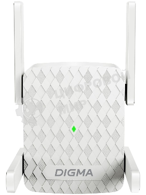 Повторитель беспроводного сигнала Digma D-WR400 AC1200 10/100BASE-TX/Wi-Fi белый