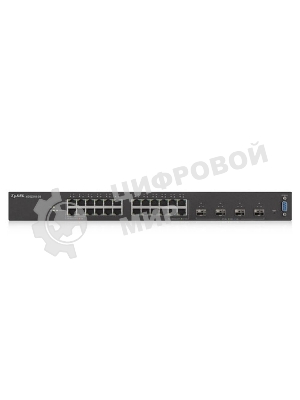 Коммутатор Zyxel XS3800-28 L2+ switch, 4xRJ-45: 1/2.5/5/10G, 8xCombo (SFP: 1/10G, RJ-45: 1/2.5/5/10G), 16xSFP +
