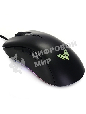 Мышь проводная Crown CMGM-904 черный, 7000 dpi, USB, кнопки - 7