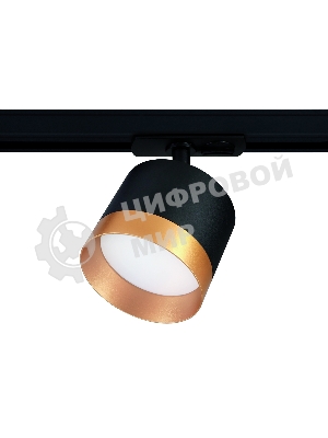 Трековый однофазный светильник Ambrella light GL5365 BK/GD черный/золото GX53 max 12W