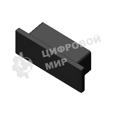 Заглушка для накладного алюминиевого профиля GP1700 (комплект 4шт)