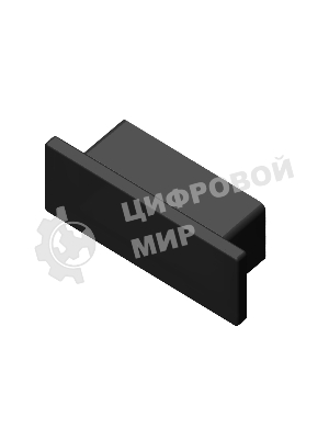 Заглушка для накладного алюминиевого профиля GP1700 (комплект 4шт)