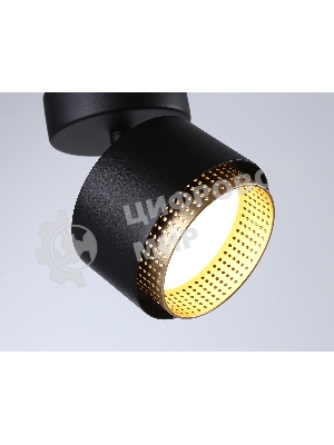 Светильник Ambrella light TN71282  BK/GD черный/золото GX53 max 12W D95*137