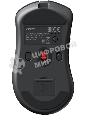 Мышь Acer Nitro OMR505 черный оптическая 12800dpi беспров. BT/Radio USB 5but (ZL.MCE11.01G)