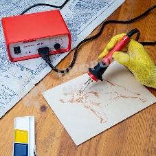 Универсальный выжигательный прибор Rexant с функцией термоконтроля 220V/40W