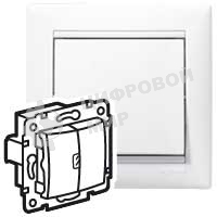 Выключатель Valena выключатель 2-кл./бел.