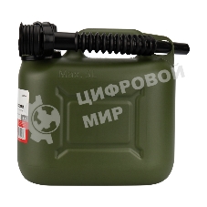 Канистра Rexant для ГСМ и технических жидкостей, вертикальная 5 л, пластиковая, усиленная