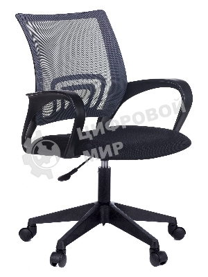 Кресло Бюрократ CH-695NLT темно-серый/черный, сетка/ткань, 120 кг, механизм качания