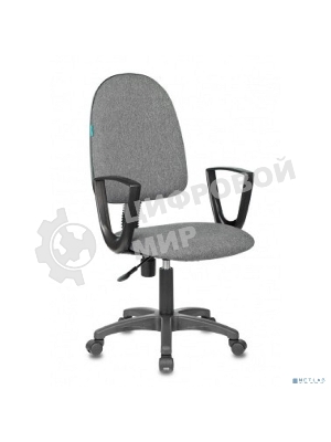 Кресло Бюрократ CH-1300N/3C1 серый, экокожа, 120 кг, механизм качания