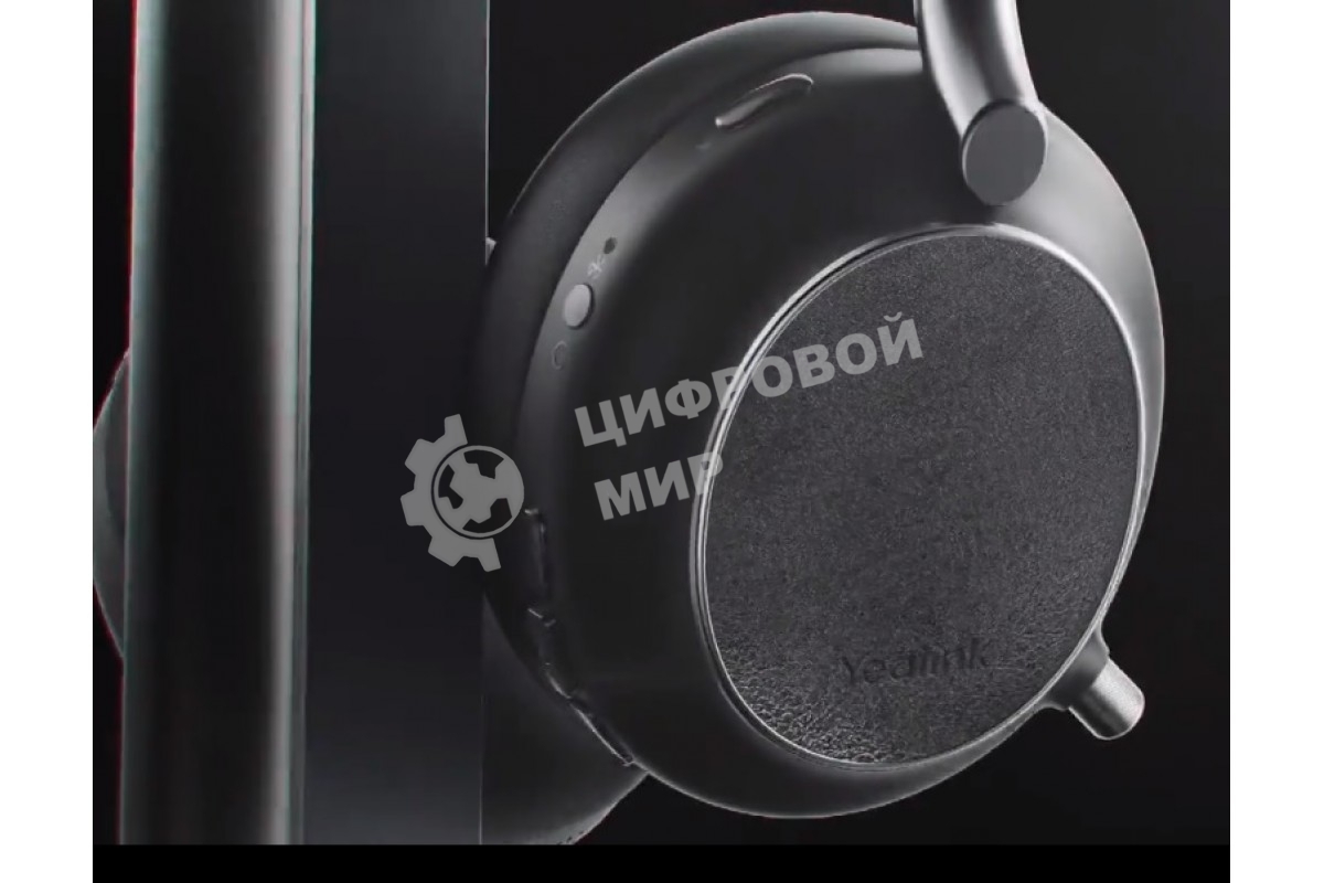 Беспроводные/проводные наушники Yealink BH76 Plus UC Black, накладные, Bluetooth + USB-A, активное шумоподавление, до 40 ч