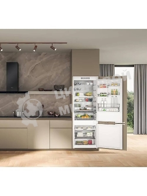 Холодильник встраиваемый Whirlpool WHSP70T241P 70 см, 193.5х54.3х69 см, 295/95 л, инверторный компрессор, автоматическая разморозка, зона свежести влажная, сенсорное управление, технология 6 SMYSL FreshControl, MultiFlow, FreezeControl, перенавешиваемые дверцы, скользящие направляющие, Италия