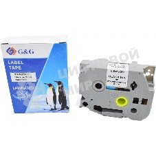 Картридж ленточный G&G GG-TZES251 черный на белом 24x8 для Brother 1010/1280/1280VP/2700VP