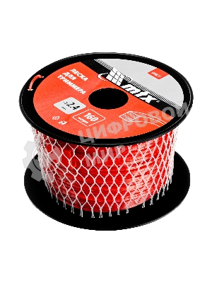 Леска для триммера MTX квадрат 2,4 мм х 160 м, на катушке