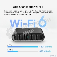 Портативный роутер Wi-Fi AX1500 TP-Link TL-WR1502X