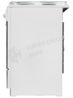 Плита электрическая De Luxe 506004.00Э (кр) белый, конфорок 4 шт, духовка 60 л, 50 см x 85 см x 60 см