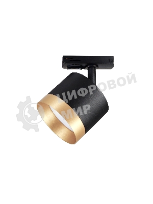 Трековый однофазный светильник Ambrella light GL5365 BK/GD черный/золото GX53 max 12W